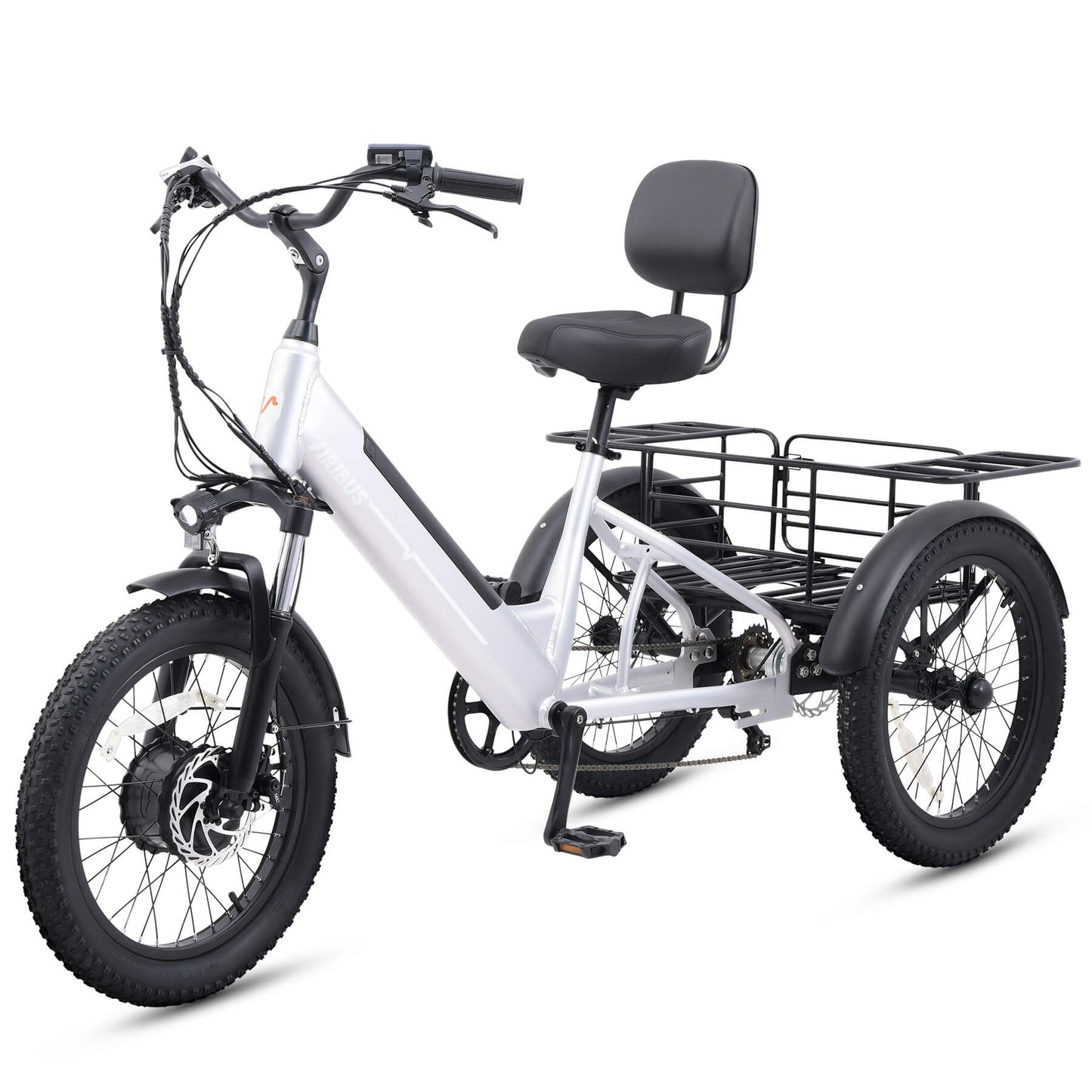 Viribus SC5 Fat Tire Electric Tricycle - 750W 3-Wheel E-Trike with 20" Fat Tires for Adults - wEbike