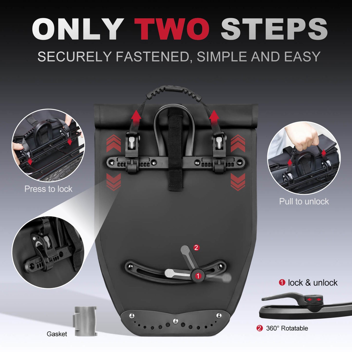 Hycline Bike Pannier Bag - wEbike