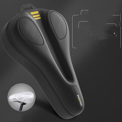 Comfort Bike Seat Cushion – Silicone & Memory Foam